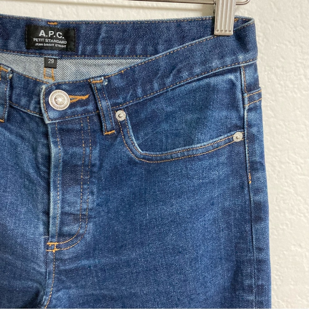 A.P.C. Petite Standard Jean Droit Etroit Jeans, Size 29 - Picture 2 of 6
